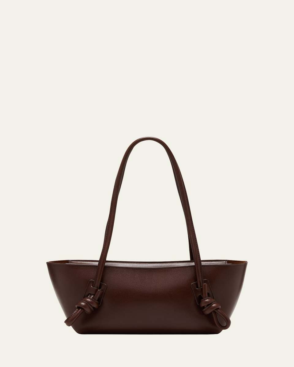 Fleca Knot Leather Shoulder Bag